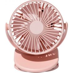 Акция на Вентилятор Sule rotating clip fan 4-leaf Pink от Allo UA