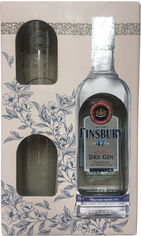 Акція на Джин Finsbury Platinum 0.7 л 47% с двумя стаканами в подарочной упаковке (62400311922) від Rozetka UA