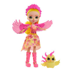Акція на Лялька Enchantimals Royal Фенікс Фалон з курчам Санрайз (GYJ04) від Будинок іграшок