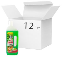 Акция на Упаковка средства для мытья универсального Floor Весенняя свежесть 750 мл х 12 шт (4820167004354) от Rozetka