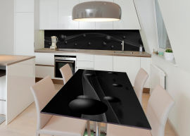 Акция на Виниловая 3D наклейка на стол Zatarga Чёрная пантера 600х1200 мм (Z183056st) от Rozetka UA