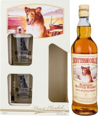 Акция на Виски Scottish Collie 0.7 л 40% + 2 стакана (91128841118) от Rozetka UA