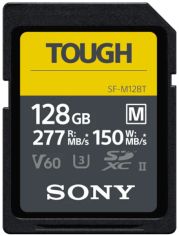 Акция на Карта памяти Sony SDXC 128GB C10 UHS-II U3 V60 R277/W150MB/s Tough (SFM128T.SYM) от MOYO