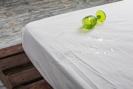 Акція на Наматрасник Aqua-stop с бортом Ecotton 140х200 см від Podushka
