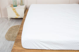 Акція на Наматрасник Aqua-stop Jacquard с бортом Ecotton 60х120 см від Podushka