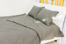 Акція на Летний спальный комплект 2412 Eco-Soft 16-5803 Geronimo одеяло, простынь и наволочки MirSon 140х205 см від Podushka