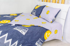 Акция на Летний спальный комплект 2408 EcoSilk 17-0067 Manon одеяло, простынь и наволочки MirSon 140х205 см от Podushka