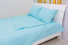 Акція на Детский летний спальный комплект 2403 EcoSilk 12-4608 Lucretia одеяло, простынь и наволочки MirSon 110х140 см від Podushka