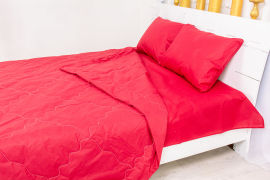 Акція на Детский летний спальный комплект 2401 EcoSilk 19-1655 Edmonda одеяло, простынь и наволочки MirSon 110х140 см від Podushka