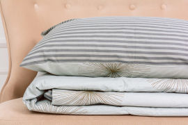 Акция на Детский летний спальный набор 2721 Silk Kapok 19-2491 Leone одеяло и наволочки MirSon 110х140 см + 2 наволочки (40х60 см) от Podushka