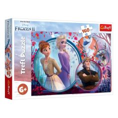 Акція на Пазл Trefl Disney Frozen 2 Приключения сестер 160 эл 15374 ТМ: Trefl від Antoshka