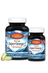Акция на Carlson Labs Super Omega-3 Gems 100+30 soft gels Супер Омега-3 от Y.UA
