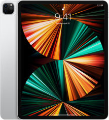 Акція на Apple iPad Pro 5 12.9" 2021 Wi-Fi 256GB M1 Silver (MHNJ3) від Y.UA