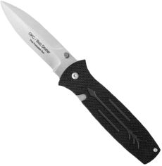 Акция на Карманный нож Ontario Dozier Arrow D2 Satin Черный (9100) от Rozetka UA