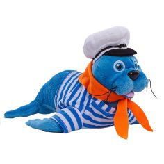 Акция на Мягкая игрушка 30 см Морской лев морячок 1 Копиця 00415-57 от Podushka