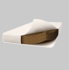 Акція на Матрас детский беспружинный Viall BabySleep Eco BiCocos 60х120 см від Podushka