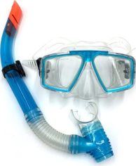 Акция на Набор для плавания (маска и трубка) Newt DOLphin VORtex NE-SW-42-BL Голубой (2000000017129) от Rozetka