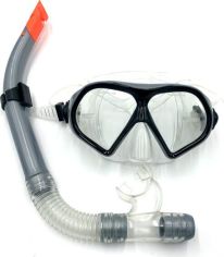 Акция на Набор для плавания (маска и трубка) Newt DOLphin VORtex NE-SW-95-GR Серый (2000000017150) от Rozetka