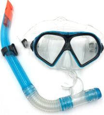 Акция на Набор для плавания (маска и трубка) Newt DOLphin VORtex NE-SW-95-B Голубой (2000000017174) от Rozetka