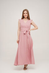 Акція на Платье на запах льняное Linen SoundSleep розовое S від Podushka