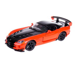 Акция на Автомодель Bburago Dodge Viper SRT10 ACR оранжево-чорний металік 1:24 (18-22114 met orange black) от Будинок іграшок