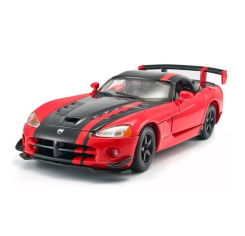 Акція на Автомодель Bburago Dodge Viper SRT10 ACR червоно-чорний металік 1:24 (18-22114 met red black) від Будинок іграшок
