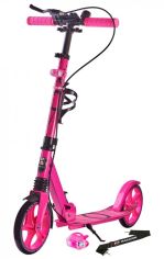 Акция на Самокат Maraton Rider (Розовый) + фонарик, подстаканник и звонок от Stylus