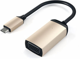 Акция на Satechi Adapter USB-C to Vga Gold (ST-TCVGAG) от Stylus