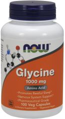 Акция на Now Foods Glycine 1000 mg 100 caps от Stylus