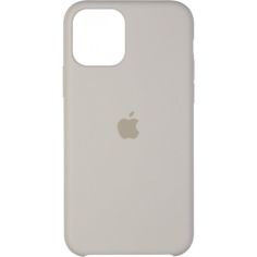 Акція на Чехол Silicone Case для Apple iPhone 11 Серый Stone від Allo UA