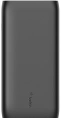 Акція на Портативный аккумулятор Belkin 20000mAh, 30W, USB-A, USB-C, black (BPB002BTBK) від MOYO