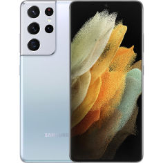 Акция на Смартфон SAMSUNG Galaxy S21 Ultra 12/128 Gb Dual Sim Phantom Silver (SM-G998BZSDSEK) от Foxtrot