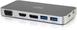 Акция на Док станция C2G USB-C на HDMI, DP, VGA, USB, Power Delivery до 60W (CG88845) от MOYO