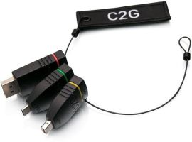 Акция на Комплект переходников C2G Adapter Ring HDMI на mini DP DP USB-C (CG84268) от MOYO