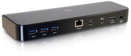 Акция на Док станция C2G USB-C Thunderbolt 3 HDMI, Ethernet, USB, SD, mini jack, Power Delivery до 60W (C2G80933) от MOYO