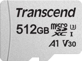 Акція на Transcend 300S microSDXC 512GB C10 UHS-I U3 + SD адаптер (TS512GUSD300S-A) від Rozetka UA