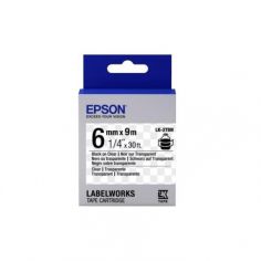 Акция на Лента Epson LK2TBN принтеров LW-300/400/400VP/700 Clear Blk/Clear 6mm/9m от MOYO