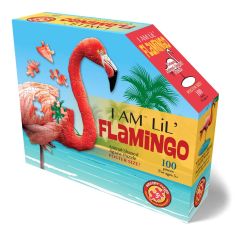 Акция на Пазл I am Фламинго 100 элементов (4009) от Будинок іграшок