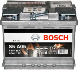 Акция на Автомобильный аккумулятор Bosch AGM 6СТ-60 (S5A050) 60 Ач (-/+) Euro 680 А (0 092 S5A 050) от Rozetka