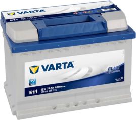 Акция на Автомобильный аккумулятор Varta Blue Dynamic 74А Ев (-/+) E11 (680EN) (574012068) от Rozetka