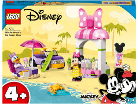 Акция на Конструктор LEGO Disney Mickey and Friends Магазин мороженого Минни Маус (10773) от Будинок іграшок