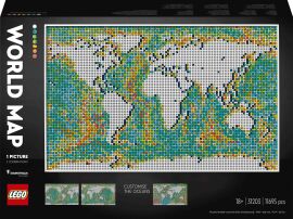 Акция на Конструктор LEGO Art Карта мира (31203) от Будинок іграшок