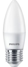 Акция на Лампа светодиодная Philips ESS LED Candle 6.5-75W E27 840 B35NDFR RCA (929002274907) от MOYO