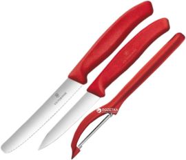 Акция на Набор ножей Victorinox SwissClassic Paring Set из 3 предметов (67111.31) от Rozetka UA