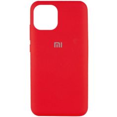 Акция на Чехол Silicone Cover Full Protective (AA) для Xiaomi Mi 11 Lite Красный / Red от Allo UA