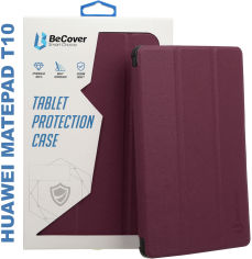 Акция на Обложка BeCover Smart Case для Huawei MatePad T10 Red Wine (BC_705396) от Rozetka