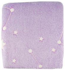 Акция на Плед LIFETIME Blanket glow in dark Фиолетовый 140х180 см (871125217994-2 violet) от Rozetka