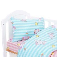 Акція на Комплект постельного белья в кроватку Pink Dreams SoundSleep ранфорс Детский комплект від Podushka