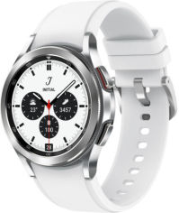 Акція на Samsung Galaxy Watch 4 Classic 42mm Silver (SM-R880NZSA) від Y.UA