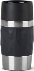 Акція на Термокружка Tefal Compact mug 0,3л черная (N2160110) від MOYO